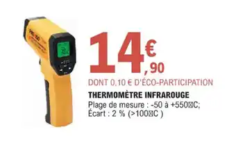 E.Leclerc Brico THERMOMÈTRE INFRAROUGE offre