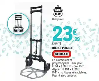 E.Leclerc Brico DIABLE PLIABLE offre