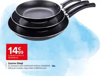 Carrefour Market Gamme Simpl offre