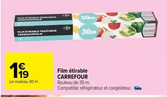 Carrefour Market Film étirable CARREFOUR offre