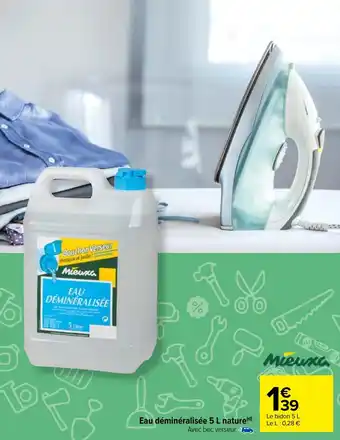 Carrefour Market Eau déminéralisée 5 L nature(d) offre