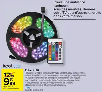 Carrefour Market Ruban à LED offre