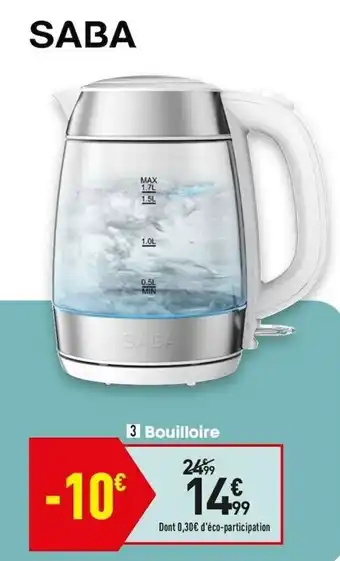 Conforama Bouilloire offre