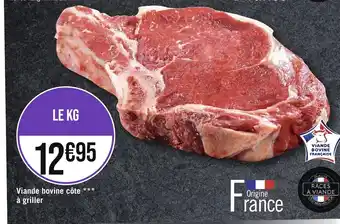 Géant Casino Viande bovine côte *** à griller offre