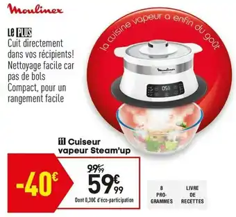 Conforama Cuiseur vapeur steam'up offre
