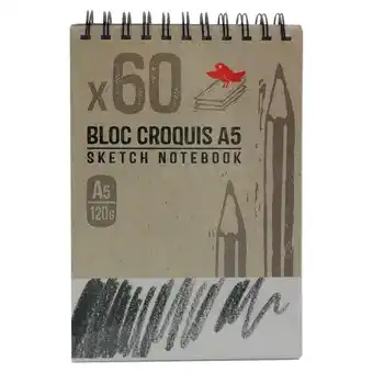 Auchan Carnet de croquis a5 auchan offre