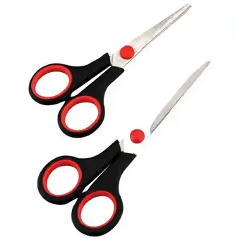Auchan Lot de 2 ciseaux offre