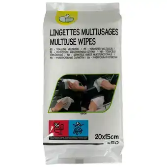 Auchan Lingettes multi-usages offre