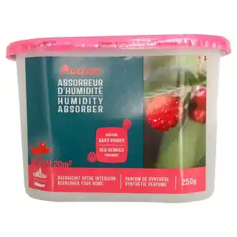 Auchan Absorbeur d'humidité fruits rouges 250 g offre