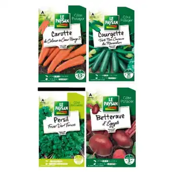 Auchan Semences potagères le paysan offre