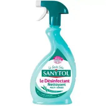 Auchan Spray desinfectant multi usages eucalyptus sanytol offre