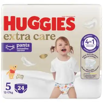 Auchan Culottes extra care huggies offre
