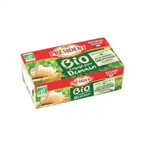 Auchan Beurre bio président offre