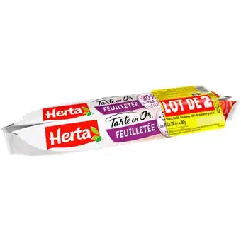 Auchan Tarte en or herta offre