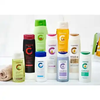 Auchan 2+1 offert au choix sur la gamme des shampoings cosmia offre