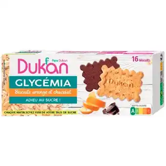 Auchan Biscuits glycémia orange et chocolat dukan offre