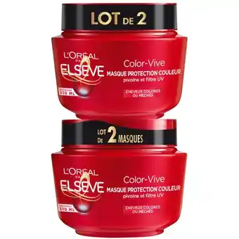Auchan Masque cheveux elsève offre