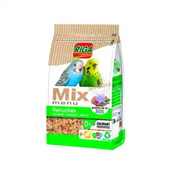 Auchan Menu perruches rigamix offre