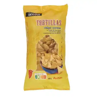 Auchan Tortillas chips nature auchan offre