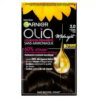 Auchan Coloration olia 3.0 chatain fonce pur offre
