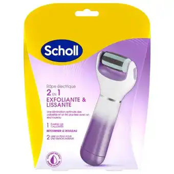 Auchan Râpe électrique 2 en 1 scholl offre