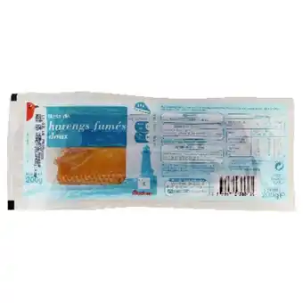 Auchan Filets de harengs fumés doux auchan offre