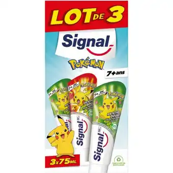 Auchan Dentifrice signal kids offre