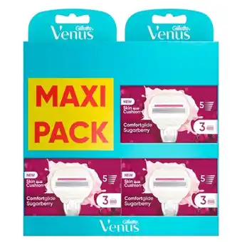 Auchan Lames comfortglide sugarberry gillette venus offre