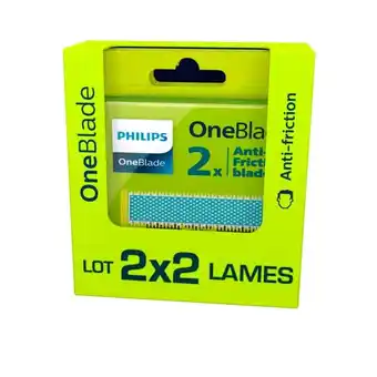 Auchan Lames anti-friction oneblade philips offre