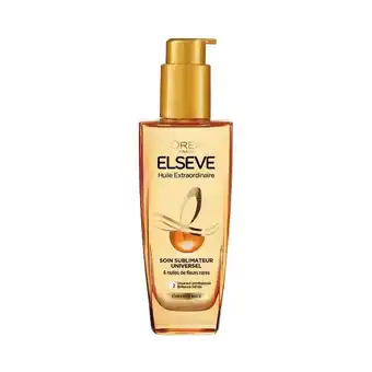 Auchan Huile extraordinaire cheveux soin sublimateur elsève offre