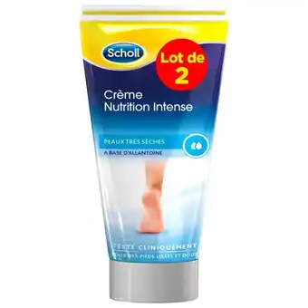 Auchan Crème pour pieds scholl offre