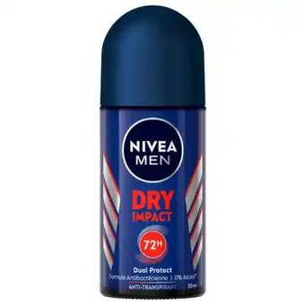 Auchan Déodorant bille dry impact nivea men offre