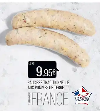 Match Saucisse traditionnelle aux pommes de terre offre