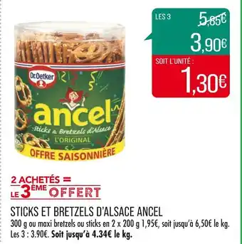 Match Dr.oetker sticks et bretzels d’alsace ancel offre