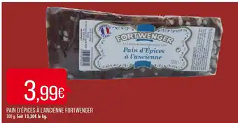 Match Fortwenger pain d’épices à l’ancienne offre
