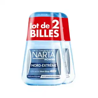 Auchan Déodorant bille narta offre