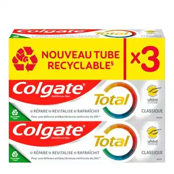 Auchan Dentifrice colgate total offre