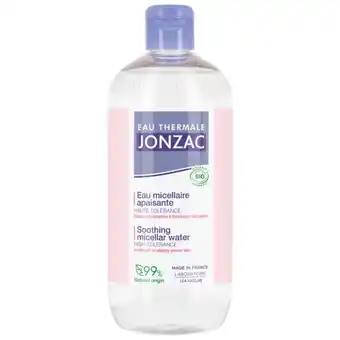 Auchan Eau thermal de jonzac eau micellaire apaisante bio offre