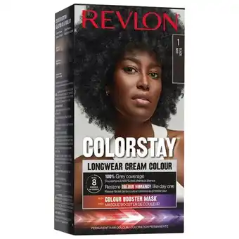 Auchan Coloration noir colorstay revlon offre