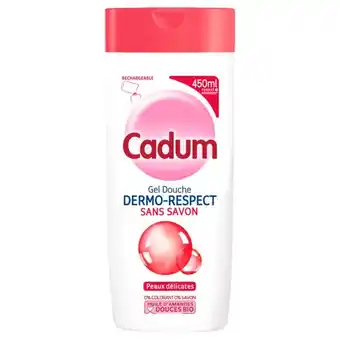 Auchan Gel douche dermo-respect cadum offre
