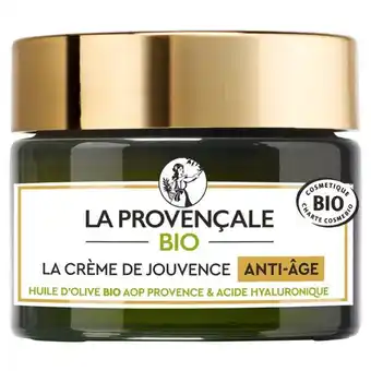 Auchan Crème de jouvance anti-âge la provençale bio offre