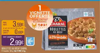 Match Charal boulettes au bœuf offre