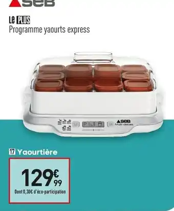 Conforama Yaourtière offre