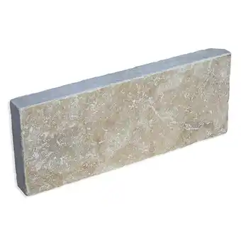 Bricorama Bordure jardin travertin beige mix h.20 x l.50 cm (lot de 20) offre