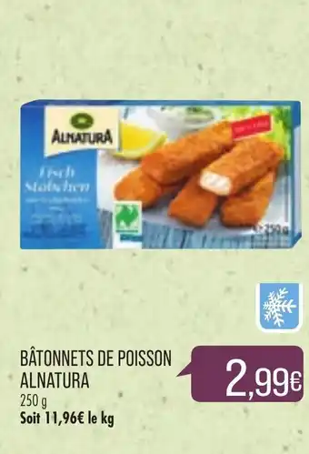 Match Bâtonnets de poisson alnatura offre
