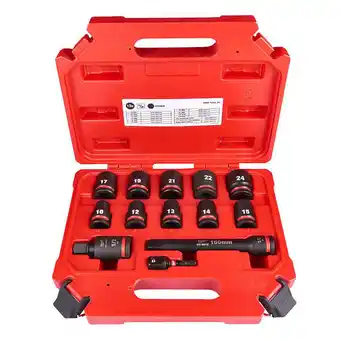 Brico Cash Coffret de douilles 1/2' impact milwaukee 4932480456 (13pcs) offre
