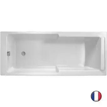 Brico Cash Baignoire bain douche jacob delafon struktura compacte | acrylique renforcé 170 x 70 offre
