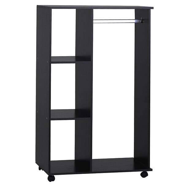Promo Armoire penderie armoire de rangement mobile panneaux de