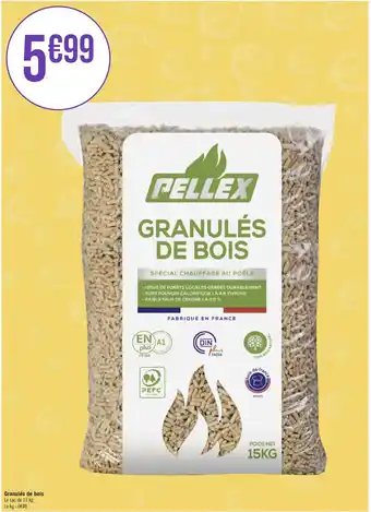 Géant Casino Granulés de bois offre