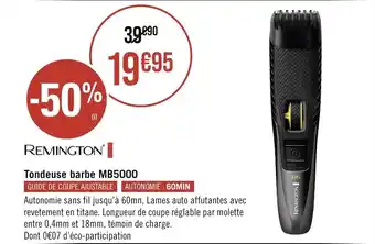 Géant Casino Tondeuse barbe MB5000 offre